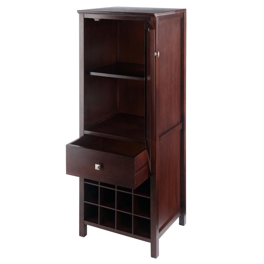 Brooke Jelly Cupboard in Walnut Finish. Picture 2