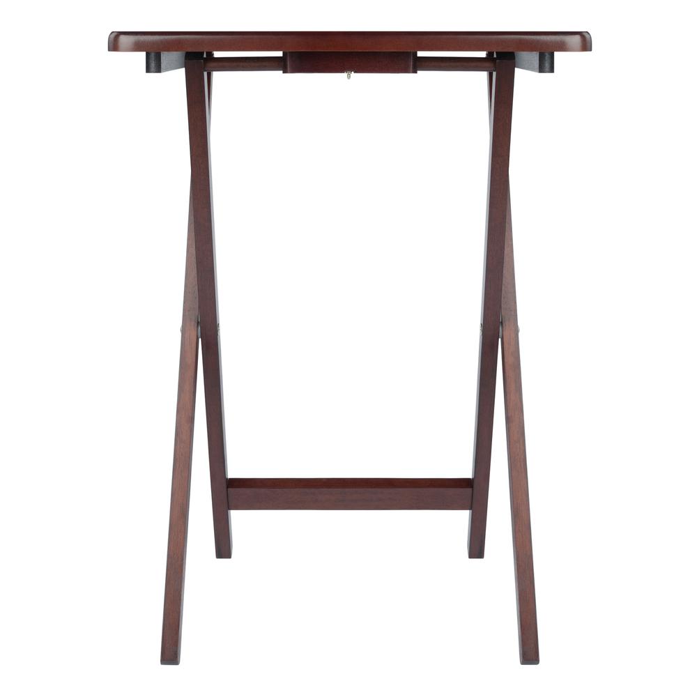 Alex Set of 4 Single Snack Tables Walnut. Picture 2