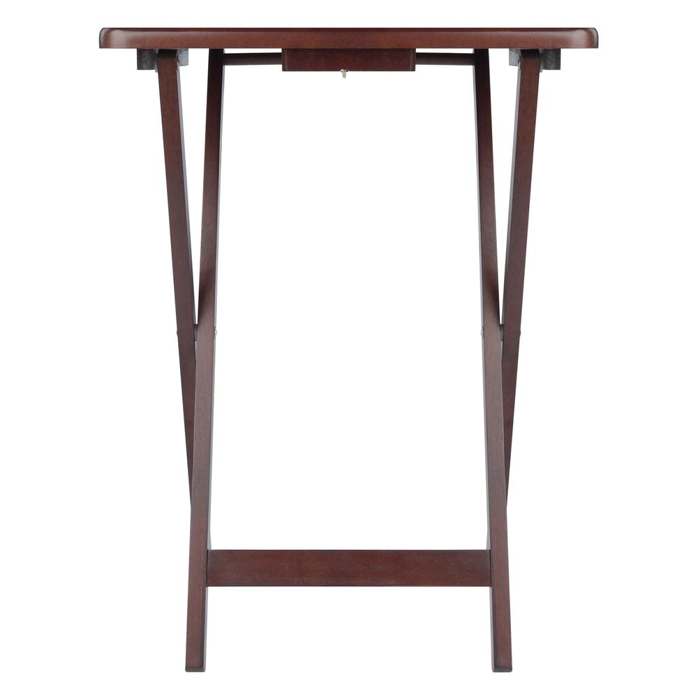 Alex Set of 4 Single Snack Tables Walnut. Picture 5