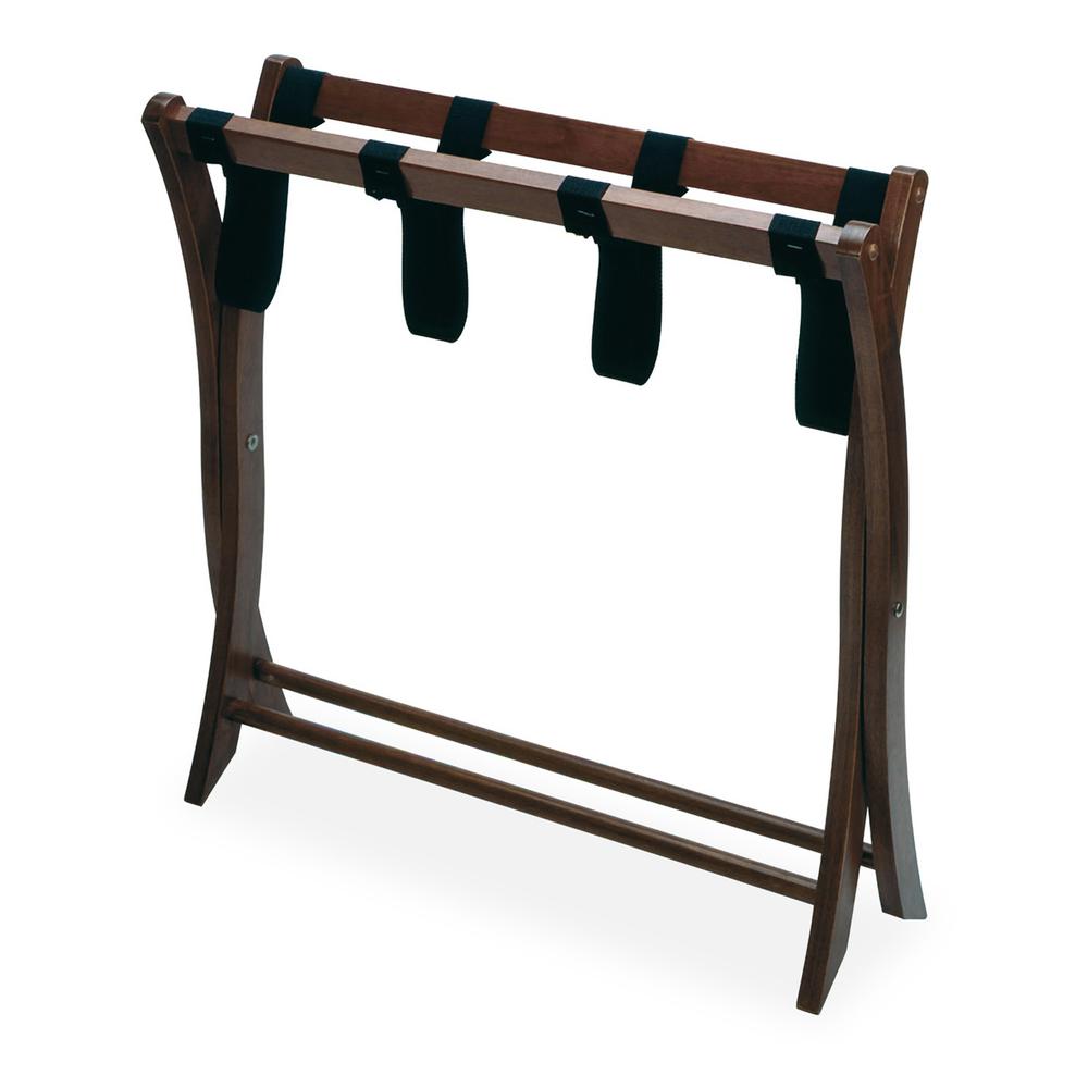 Scarlett Luggage Rack Walnut. Picture 5