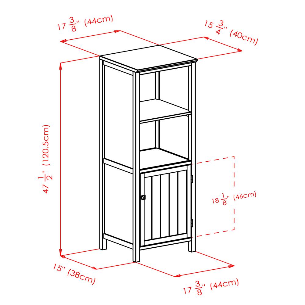 Brooke Jelly Cupboard with 2 Shelves and Door. Picture 7