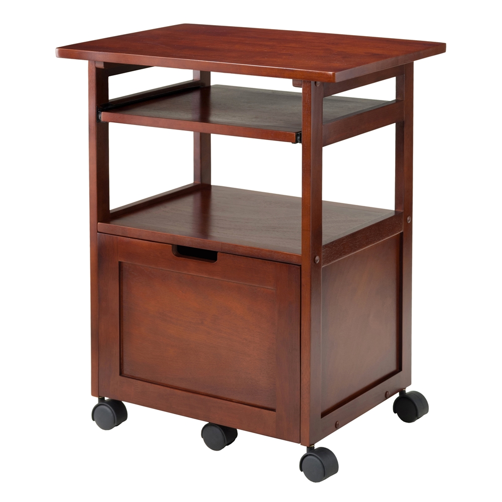 Piper Work Cart / Printer Stand with key board. Picture 1