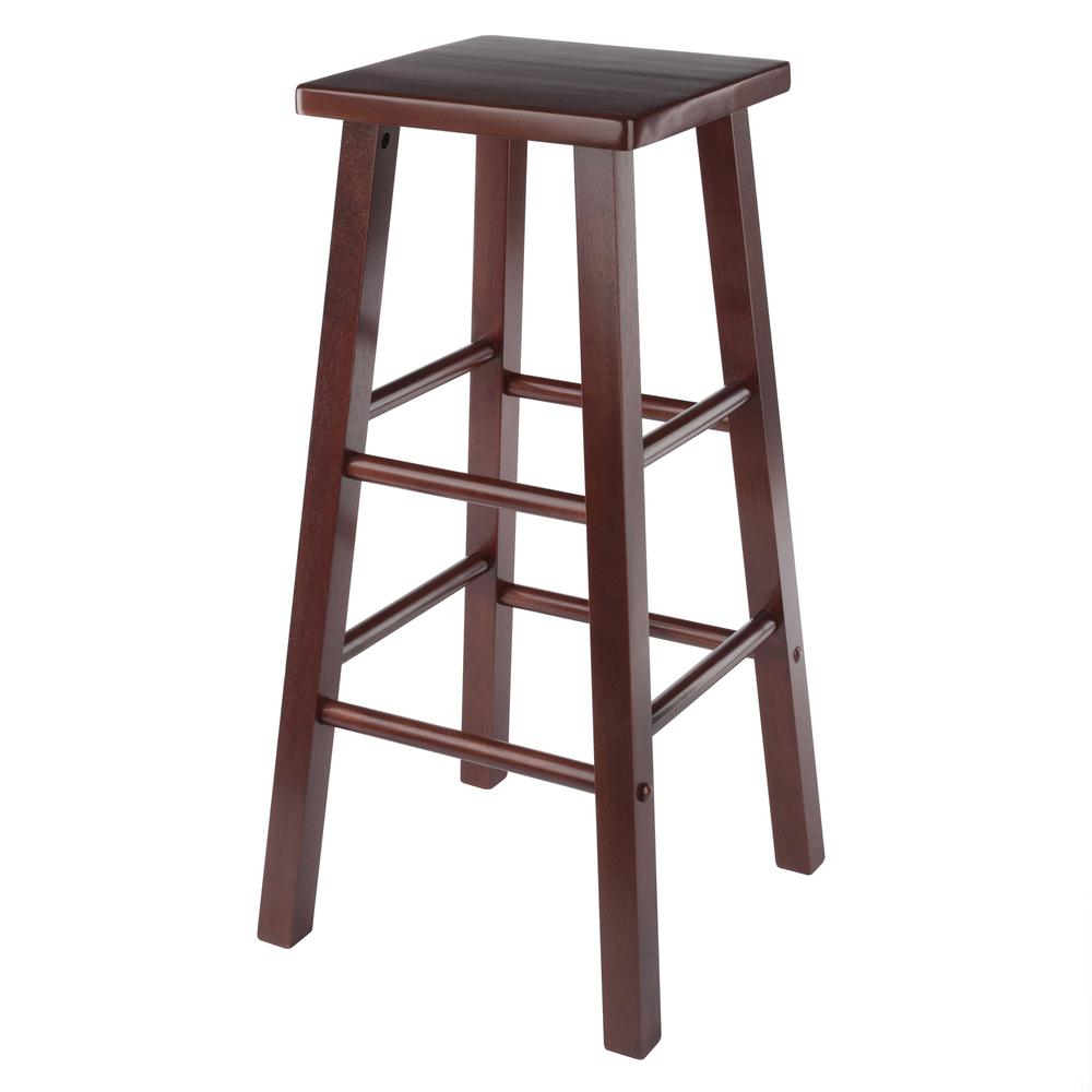 Carrick Bar Stool, Walnut Finish. Picture 1