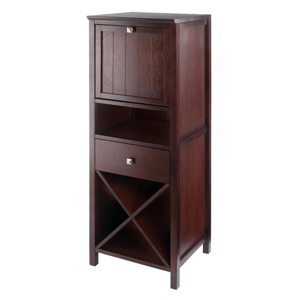 Brooke Jelly Cupboard Walnut Finish. Picture 1