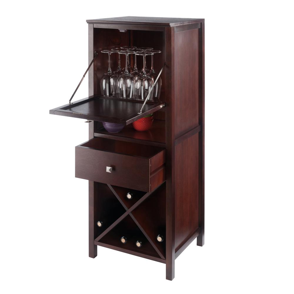 Brooke Jelly Cupboard Walnut Finish. Picture 8
