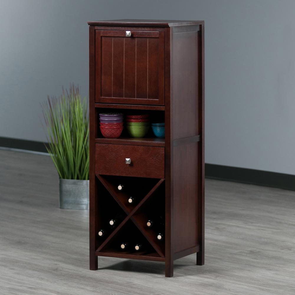Brooke Jelly Cupboard Walnut Finish. Picture 9