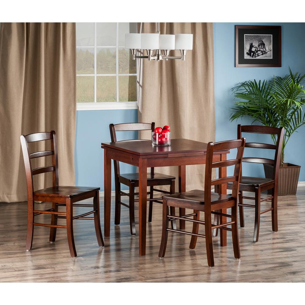 Pulman 5-PC Set Extension Table with Ladder Back Chairs. Picture 5