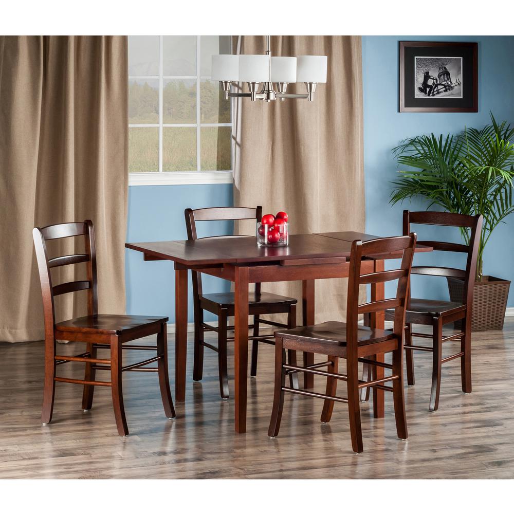 Pulman 5-PC Set Extension Table with Ladder Back Chairs. Picture 6