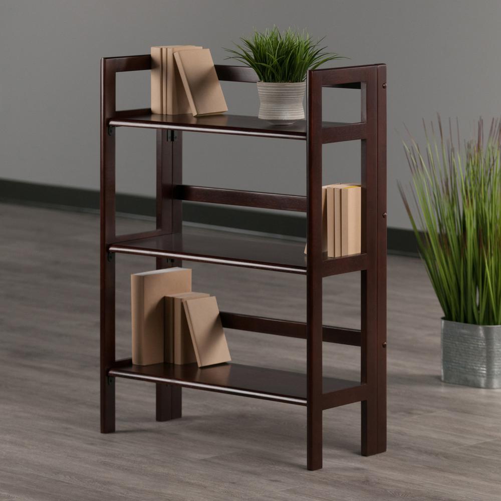 Terry Folding Bookcase Walnut. Picture 12