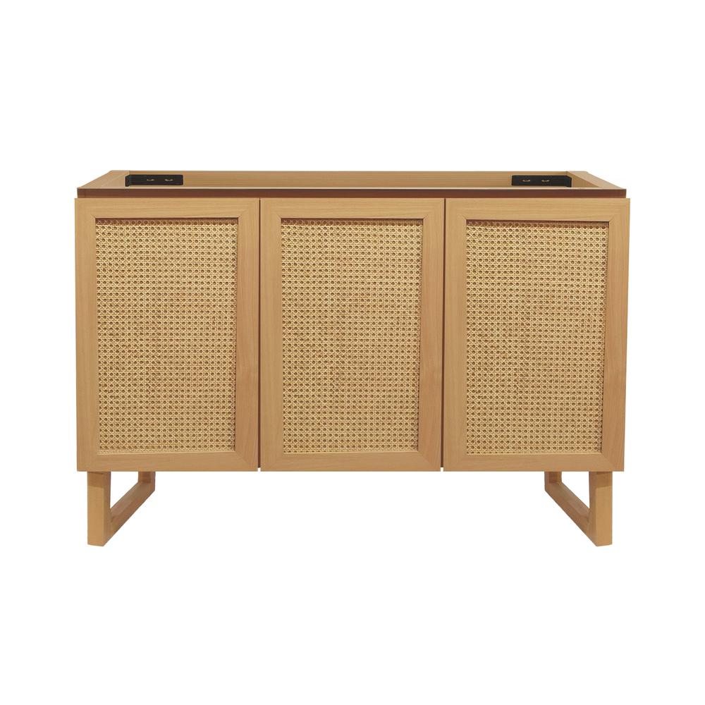 Arles 48 Single, Bathroom Vanity in Honey Cabniet- Cabinet. Picture 1