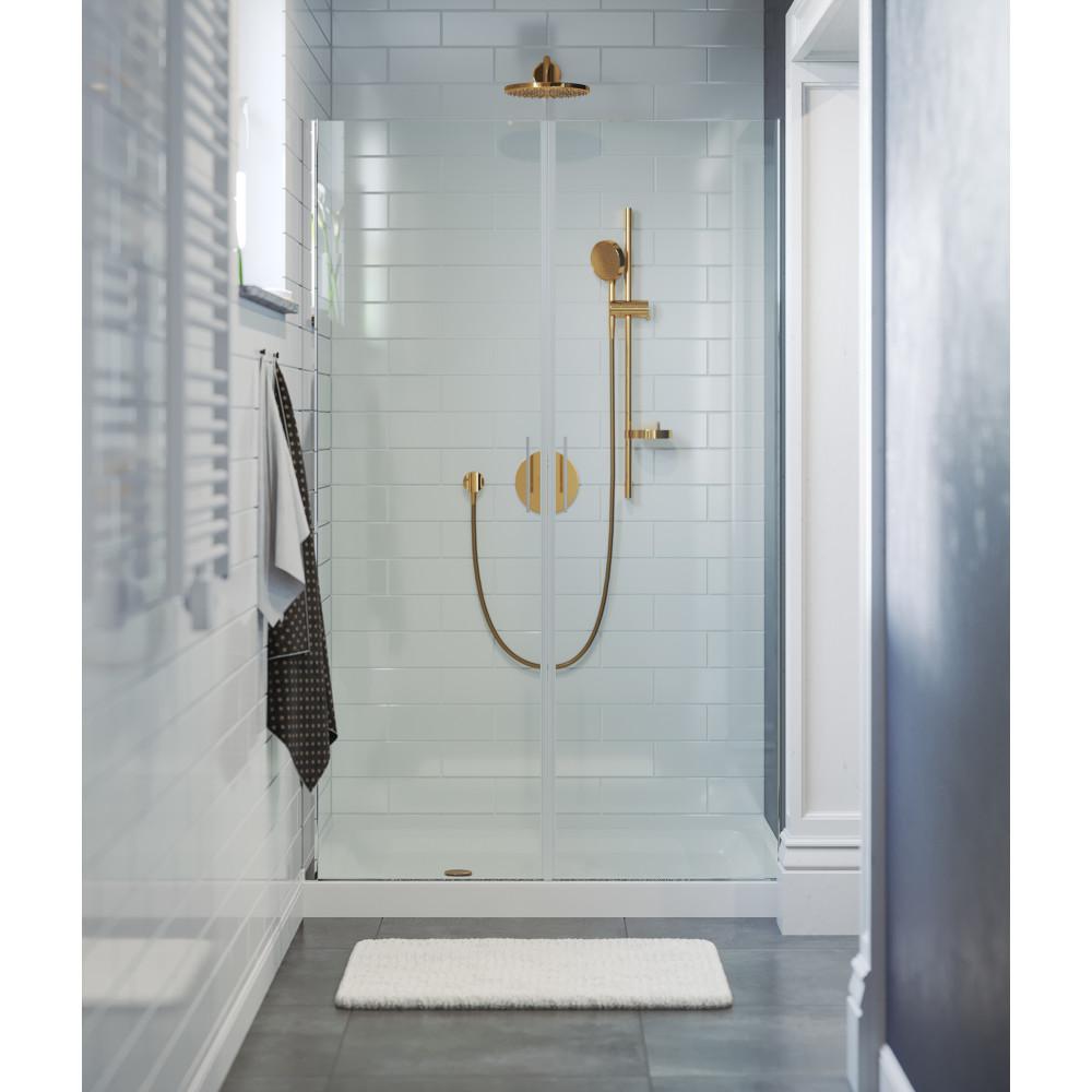 Voltaire 48" x 36" Acrylic White, Single-Threshold, Left Drain, Shower Base. Picture 2