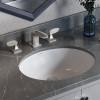Monaco 18 Oval Under-Mount Bathroom Sink. Picture 16