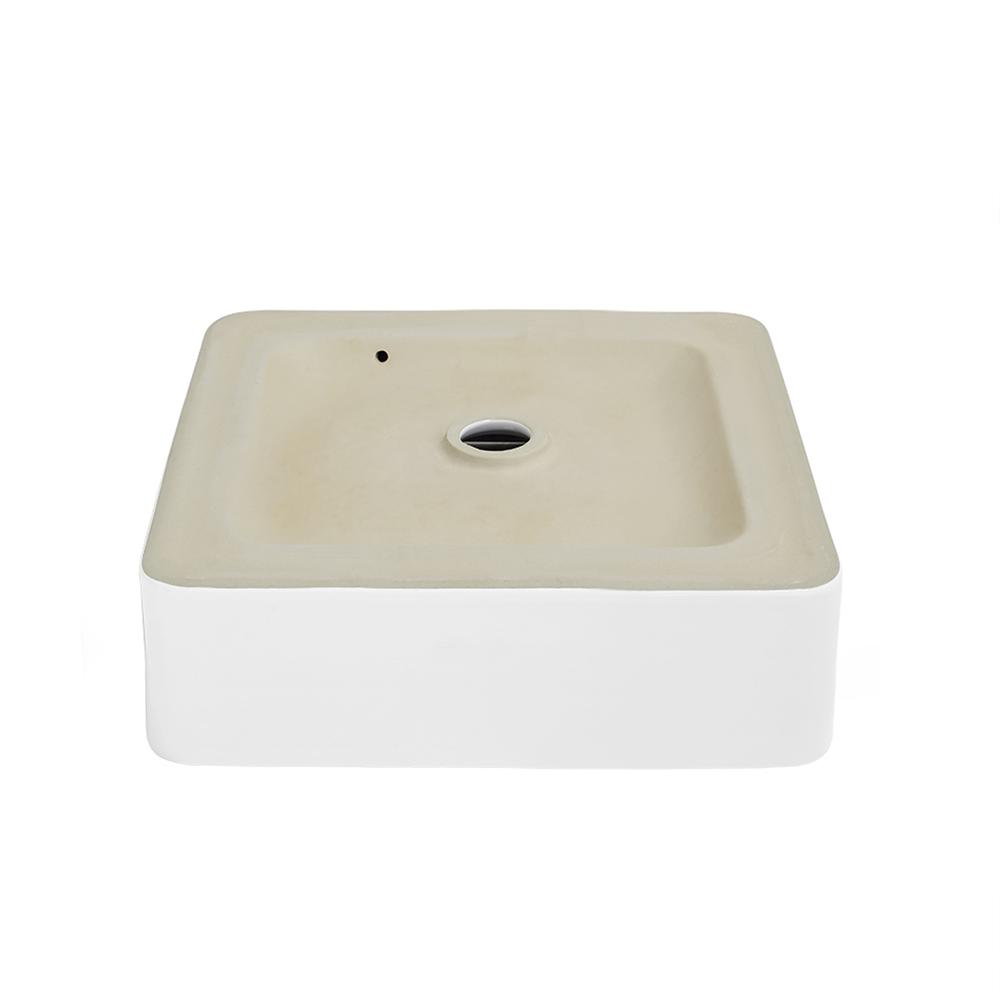 Concorde 15 Square Ceramic Vessel Sink. Picture 5