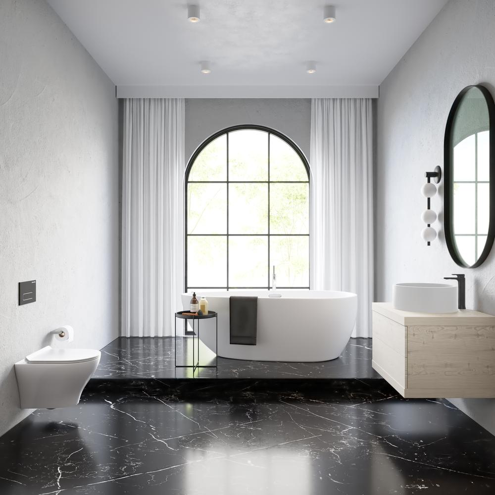 Monaco 16.5” Round Vessel Sink in Matte White. Picture 21
