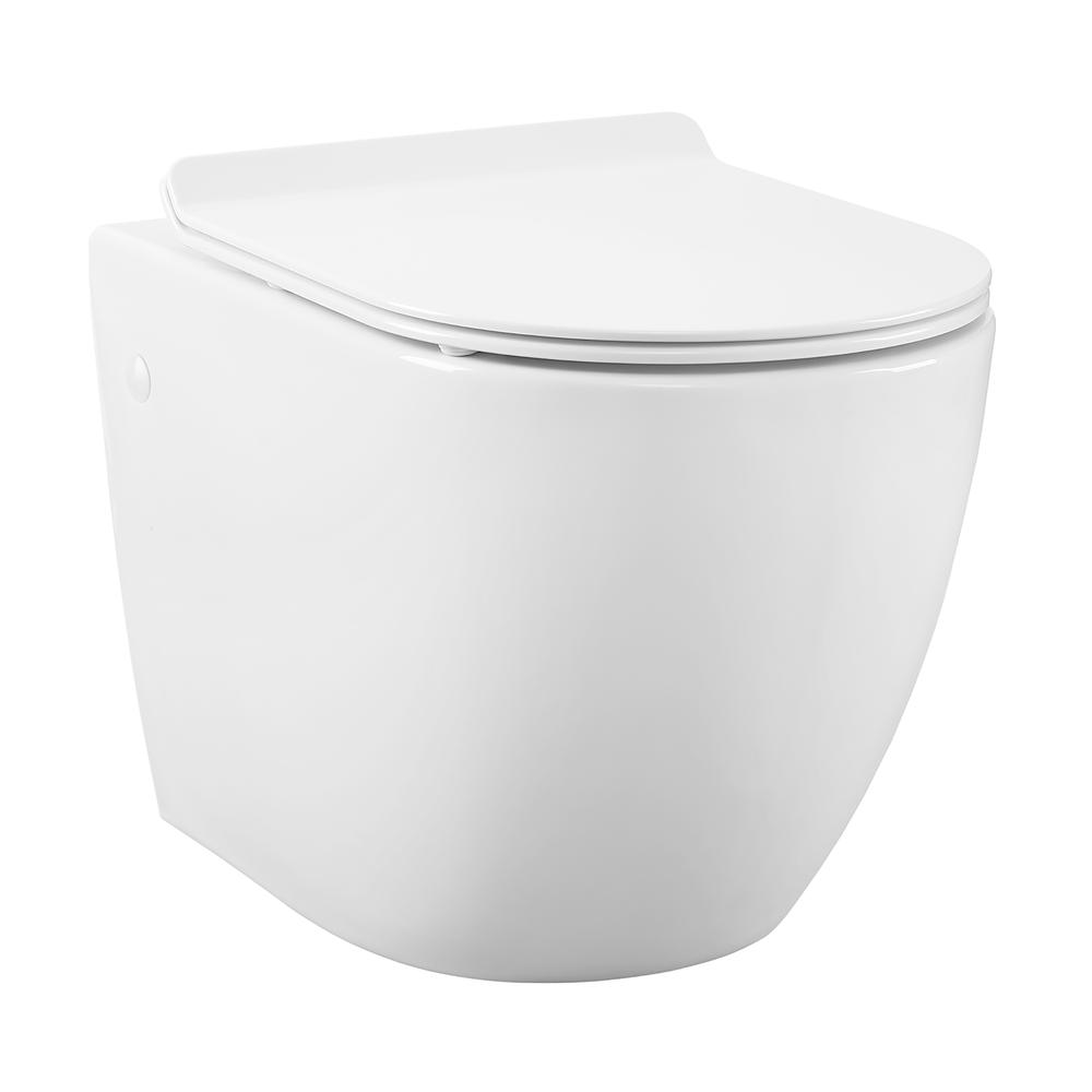 St. Tropez Wall-Hung Toilet Bowl Only. Picture 1