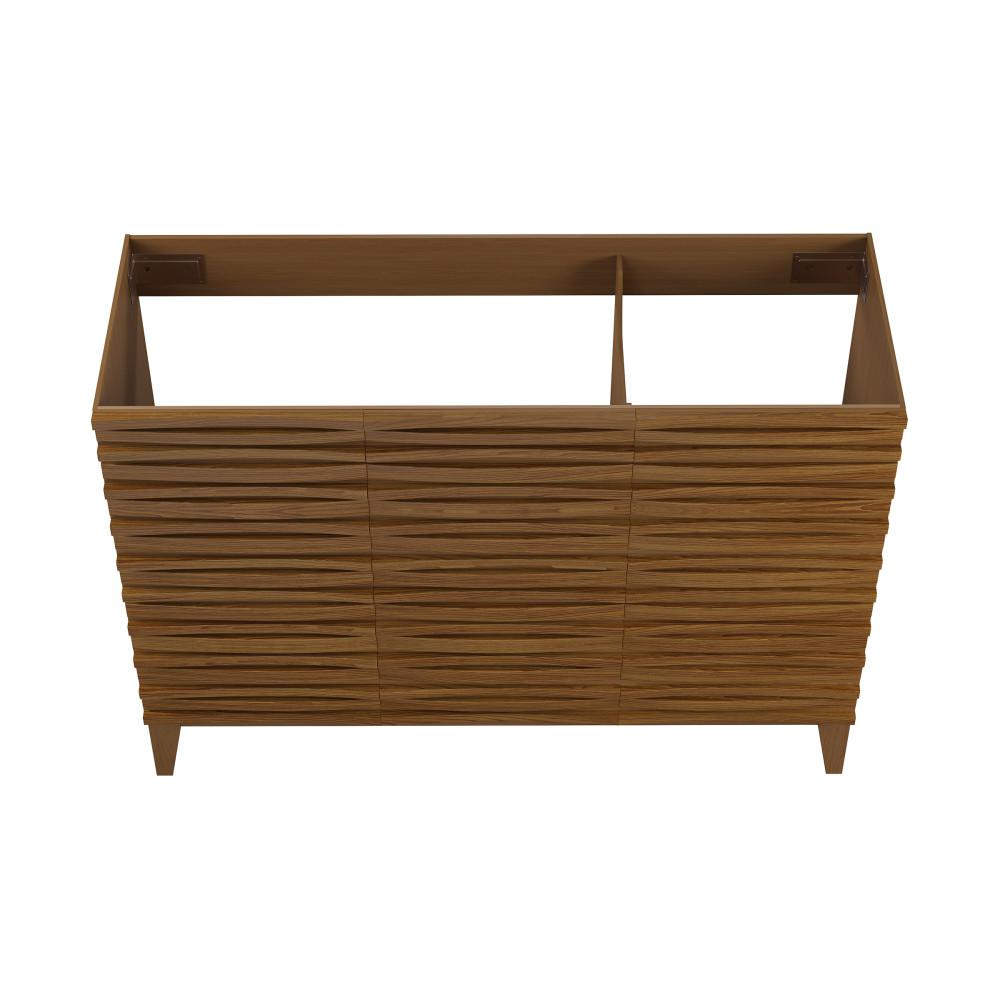 Cascade 48'' Bathroom Vanity in Brown Oak- Cabinet Only. Picture 4