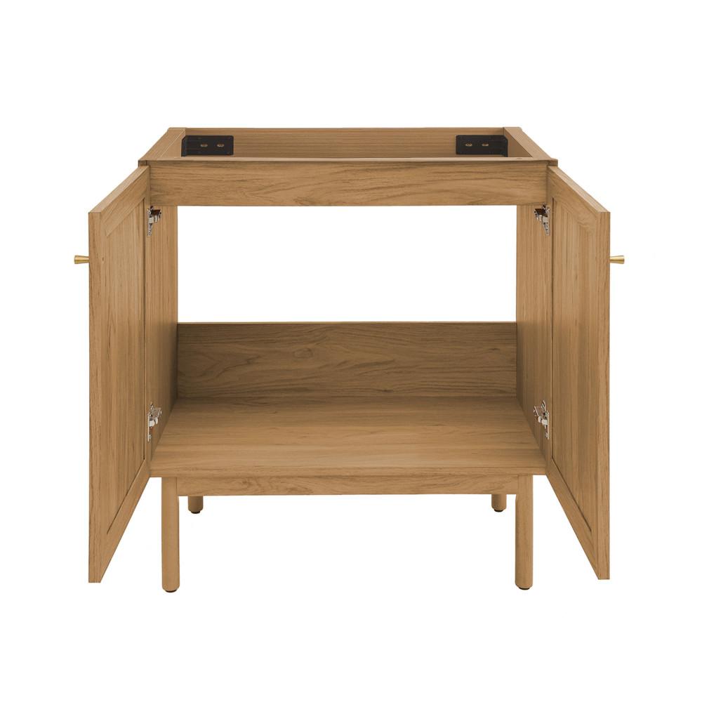 Classe 30" Bathroom Vanity in Oak-Cabinet Only. Picture 4