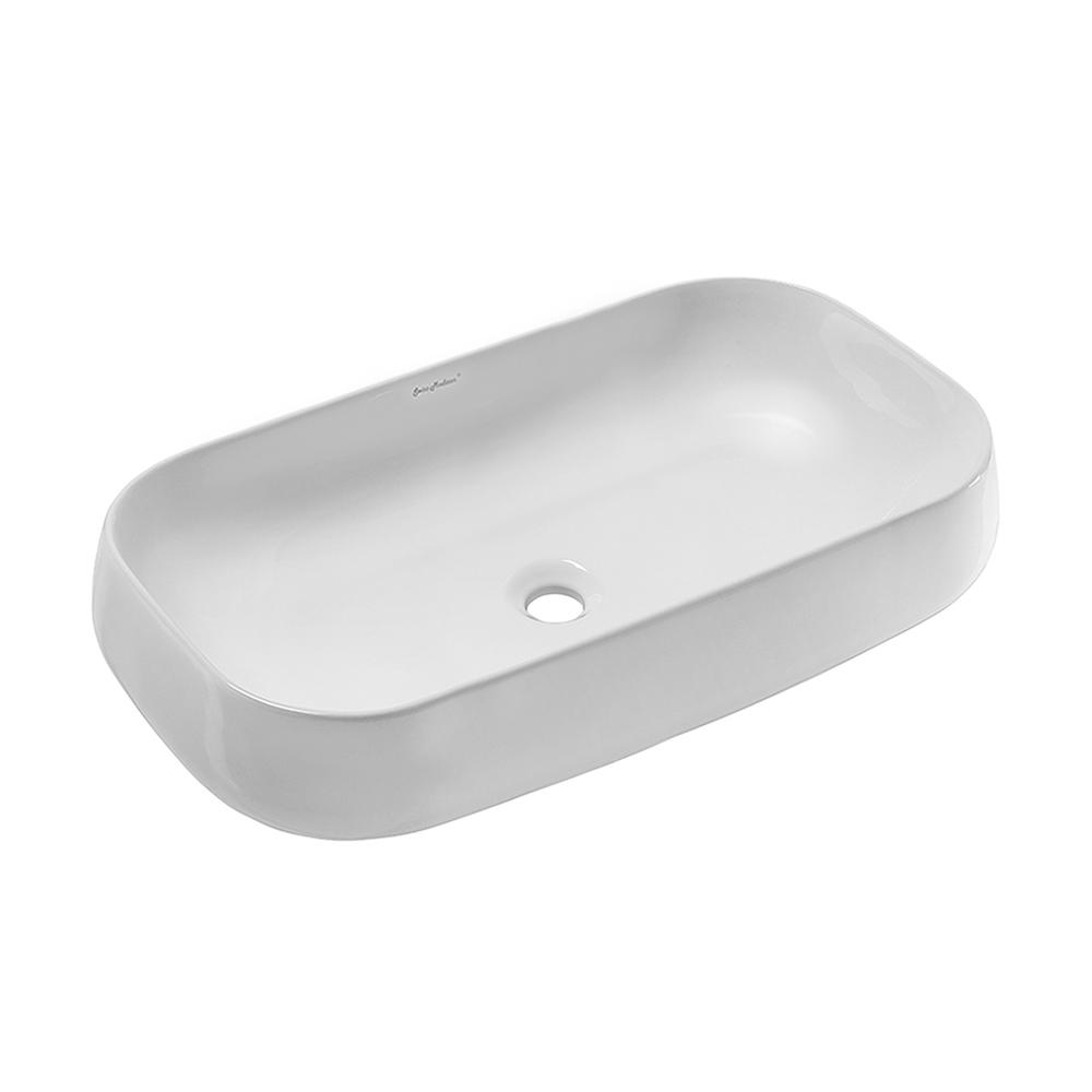 Chateau 28 Rectangle Ceramic Vessel Sink. Picture 2