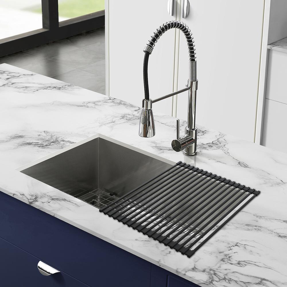 20 x 12 " Kitchen Sink Grid, Black. Picture 10
