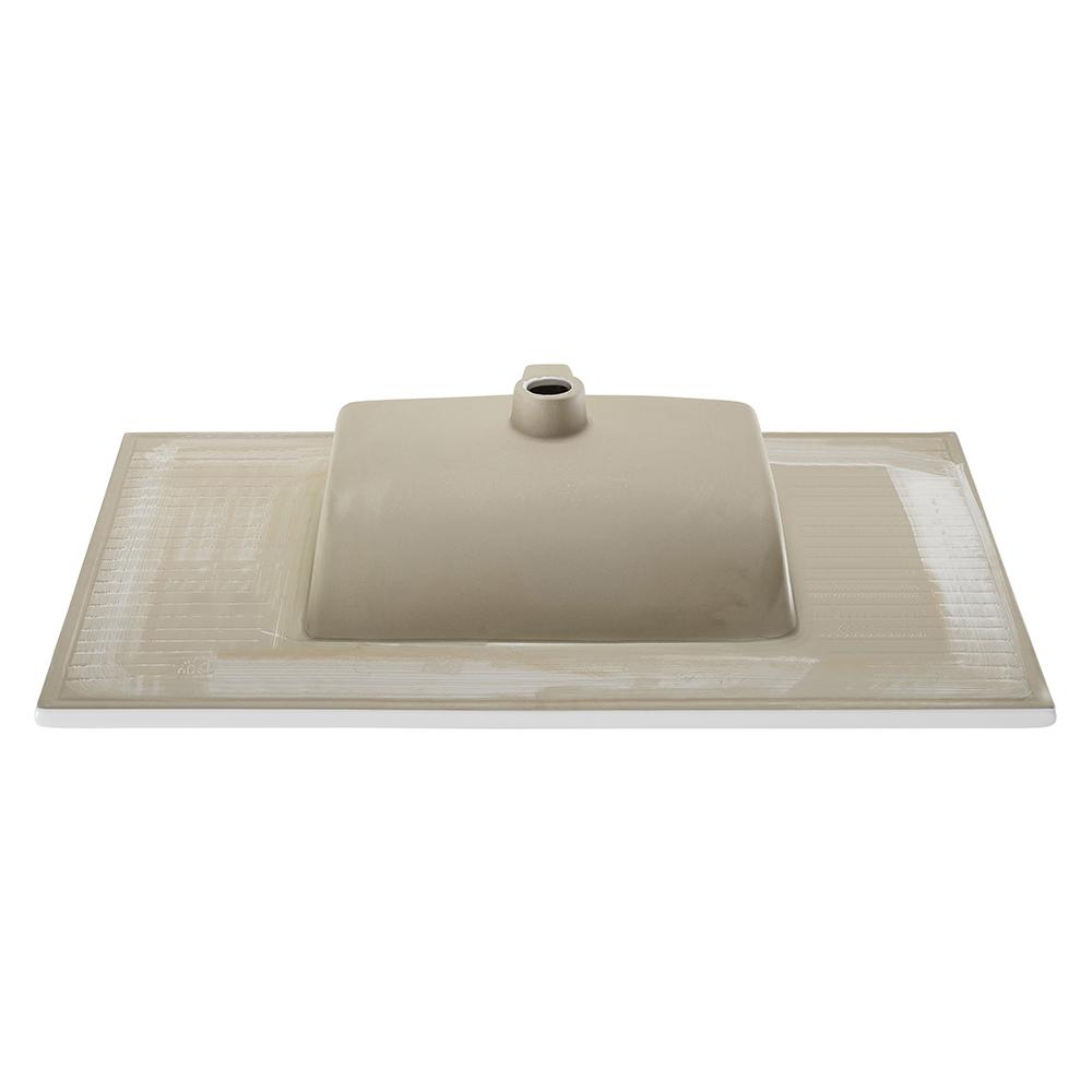 Voltaire 37 Vanity Top Sink with Single Faucet Hole. Picture 5