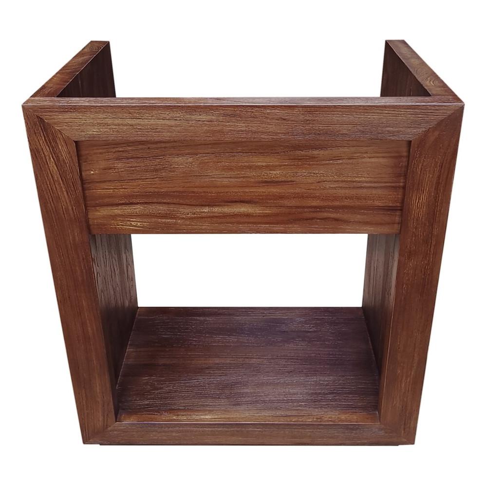 Rennes 36" Reclaimed Wood Vanity in Walnut- Cabinet. Picture 3