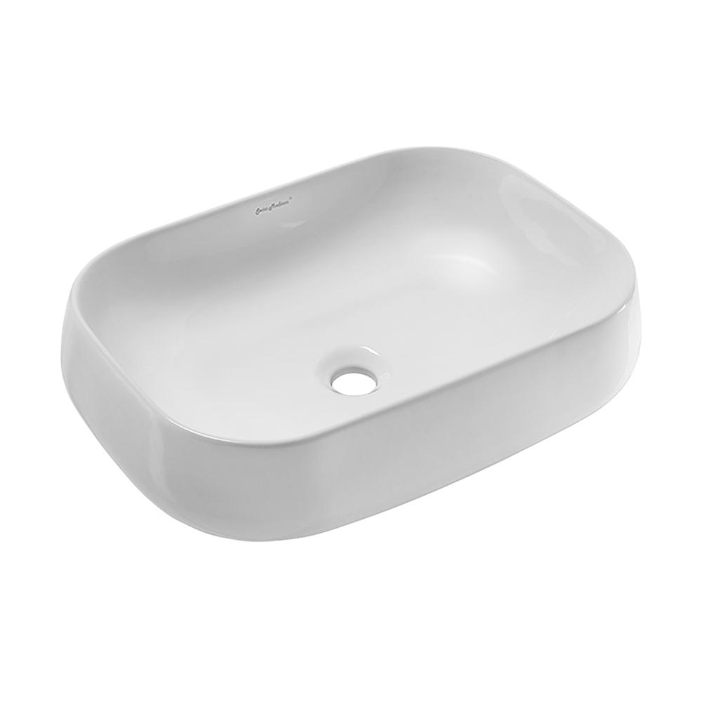 Chateau 22 Square Ceramic Vessel Sink. Picture 2