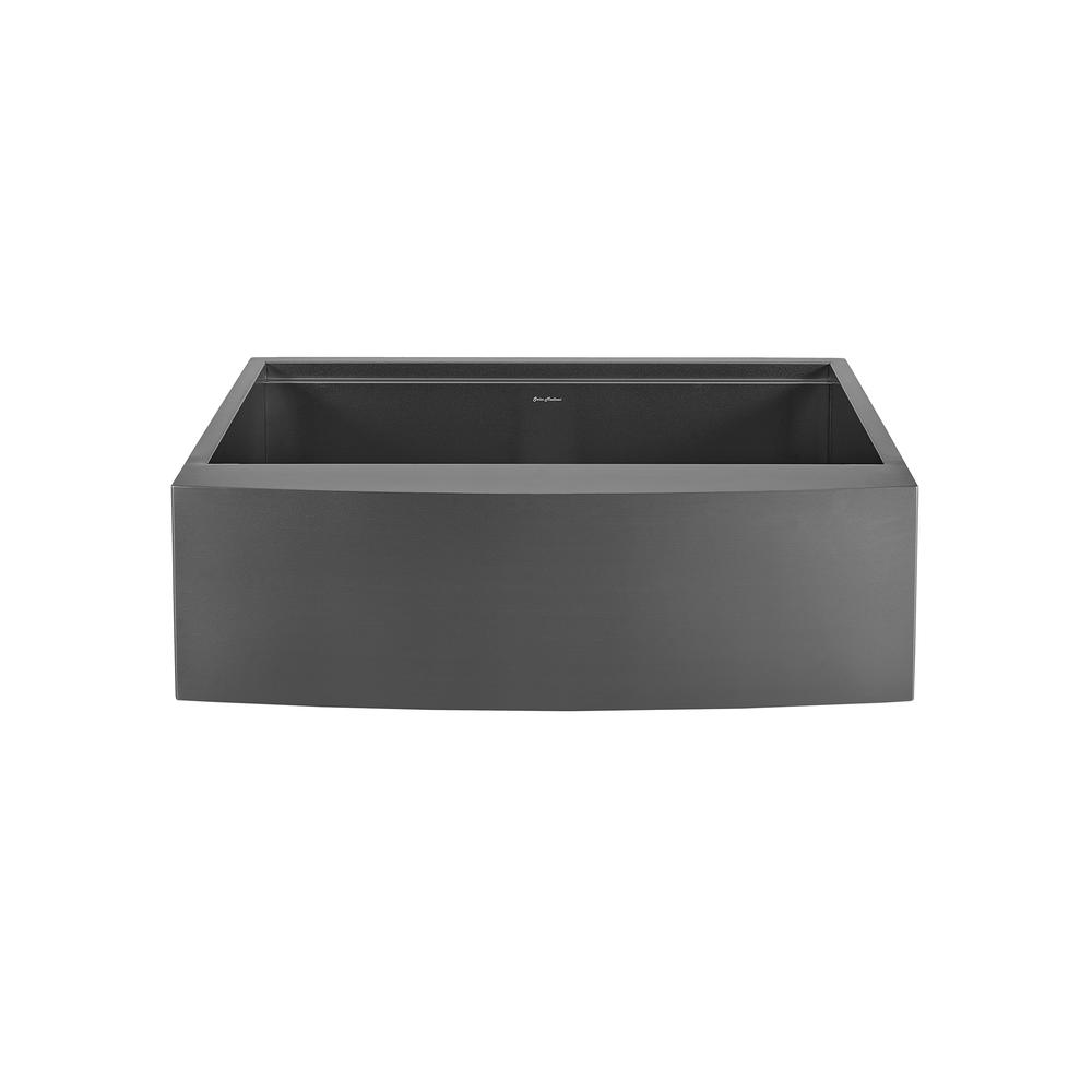 Stainless Steel, Single Basin, Farmhouse Kitchen Workstation Sink with Apron. Picture 5