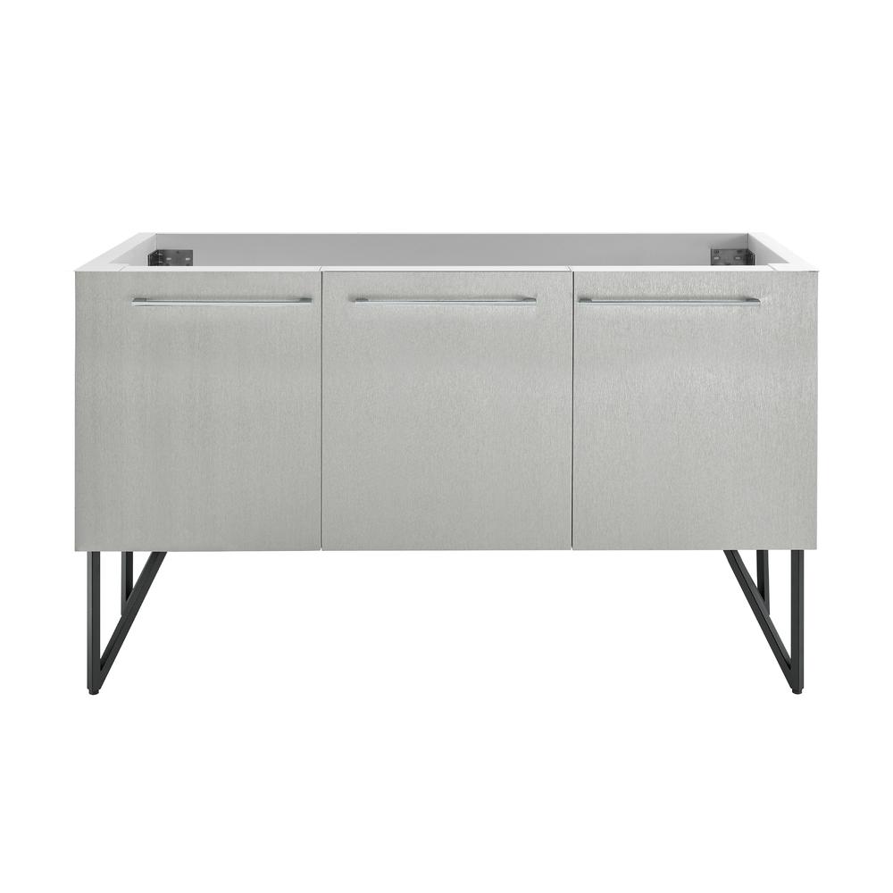 Annecy 60 Brushed Grey Bathroom Vanity Cabinet Only (SM-BV236). Picture 1
