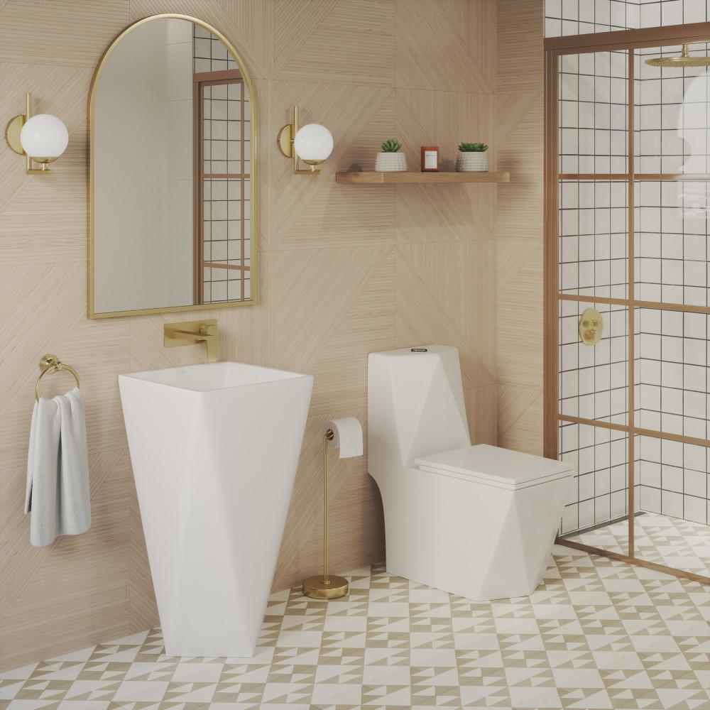 Brusque One-Piece Square Toilet Dual-Flush 1.1/1.6 gpf. Picture 2