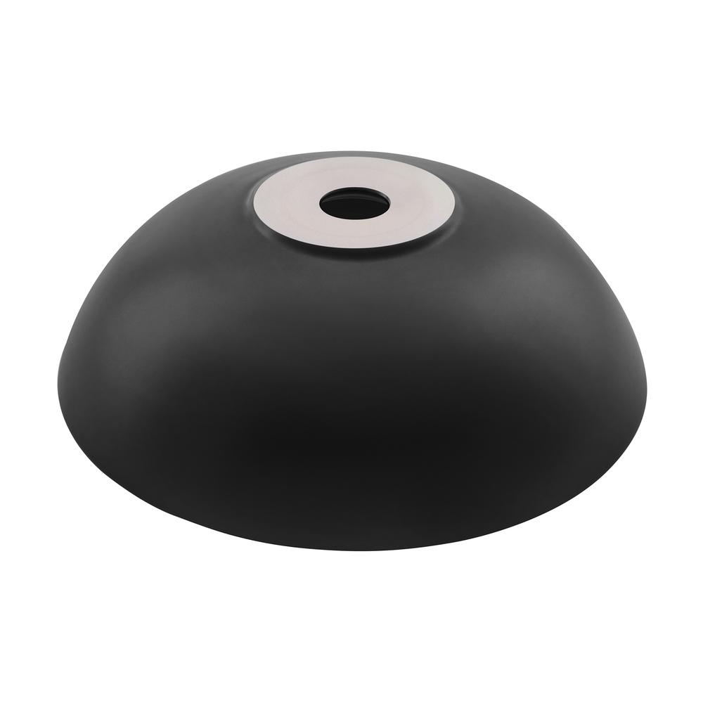 Classe 16 Color Ceramic Sink in Matte Black. Picture 5