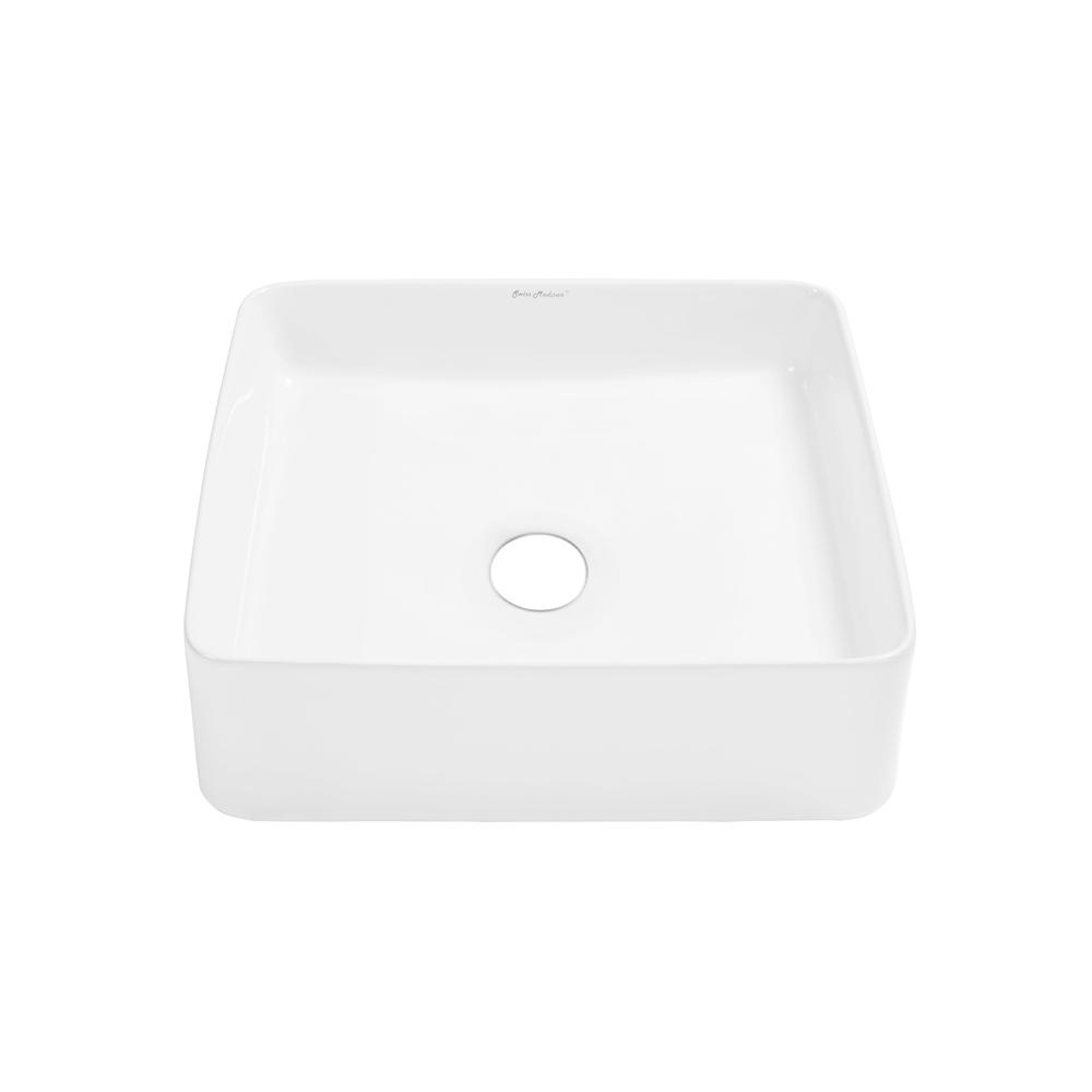 Concorde 15 Square Ceramic Vessel Sink. Picture 4