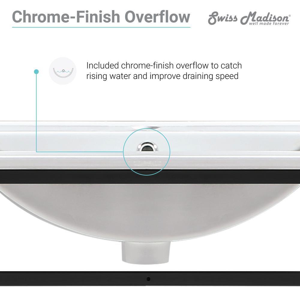 Pierre 36 Single, Metal Frame, Open Shelf, Bathroom Vanity. Picture 14