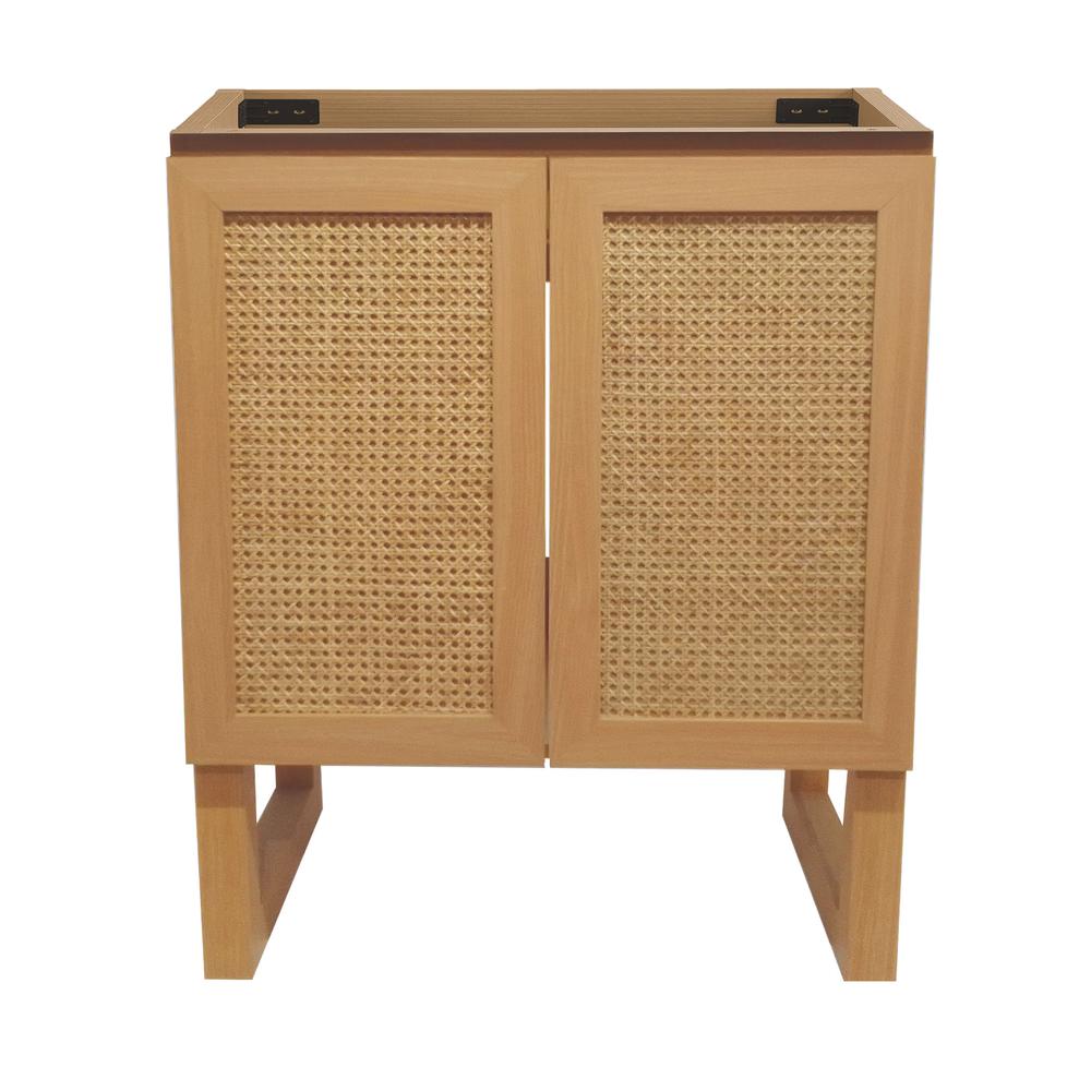 Arles 30 Single, Bathroom Vanity in Honey Cabinet. Picture 1