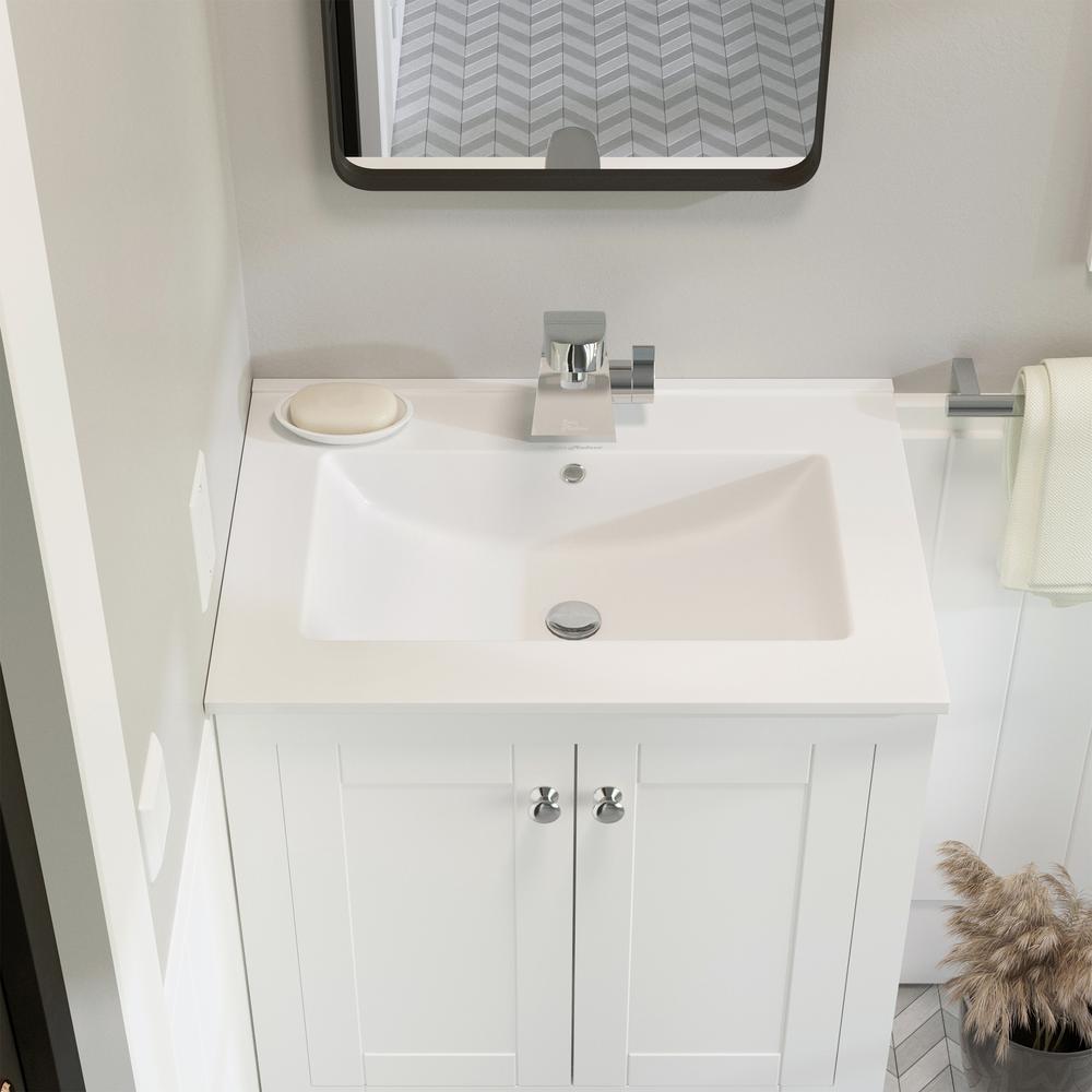 Ceramic Vanity Top 24 with Single Faucet Hole. Picture 16
