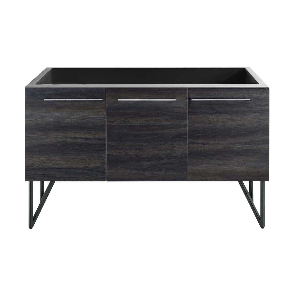 Annecy 60 Black Walnut Bathroom Vanity Cabinet Only (SM-BV226). Picture 1