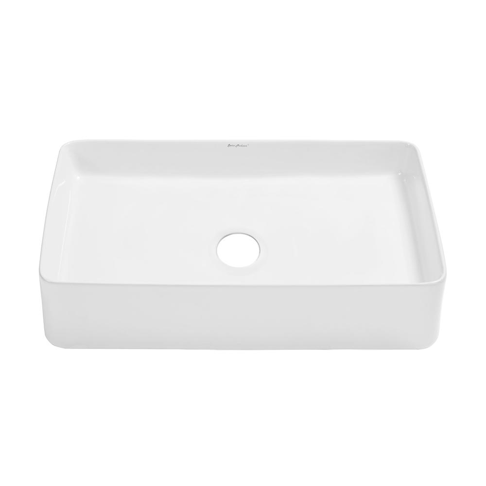 Concorde 24 Rectangle Ceramic Vessel Sink. Picture 1