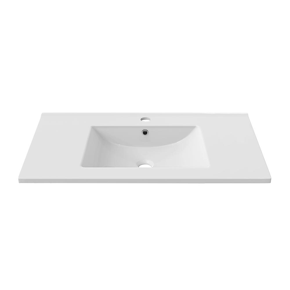 48 Ceramic Vanity Sink Top. Picture 1