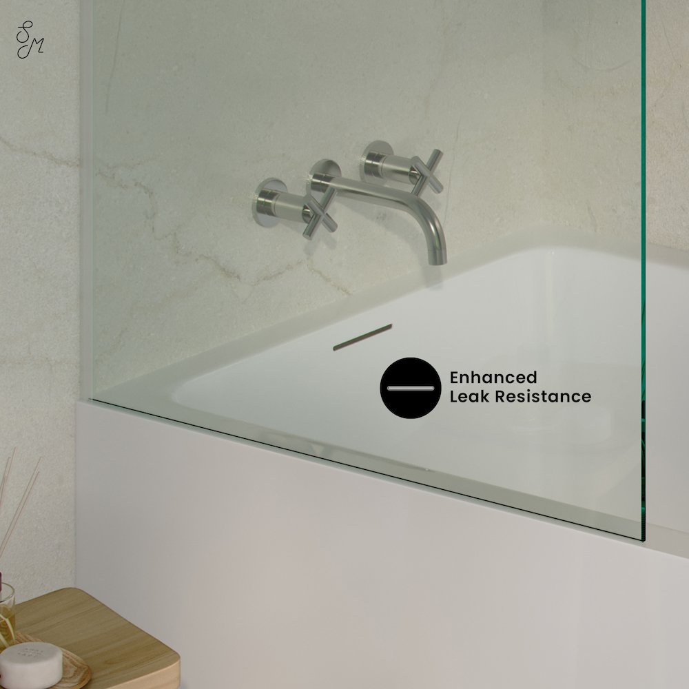 Voltaire 72 x 32 Skirted Left Drain Soaking Alcove Bathtub in Glossy White. Picture 3