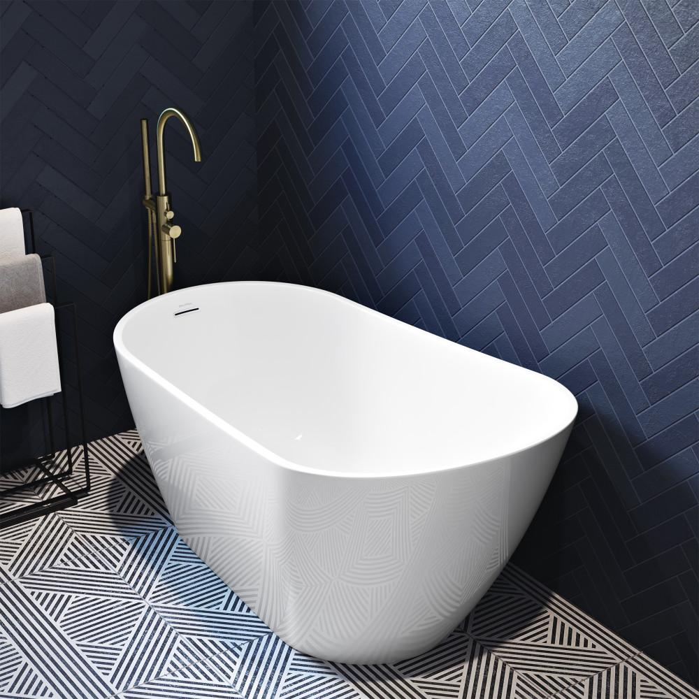 Sublime 60" Single Slipper Freestanding Bathtub. Picture 2