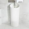 St. Tropez Circular One Piece Pedestal Sink. Picture 19