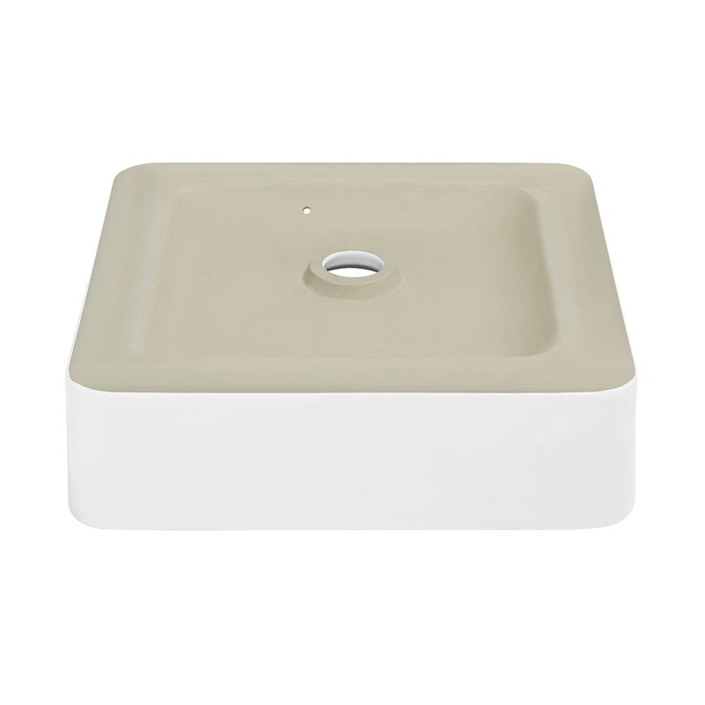 Concorde Ceramic Square Vessel Sink. Picture 6