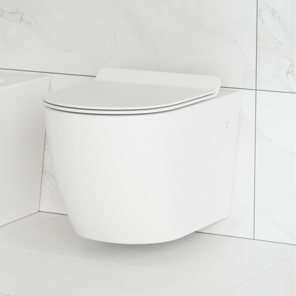 St. Tropez Wall-Hung Toilet Bowl Only. Picture 3
