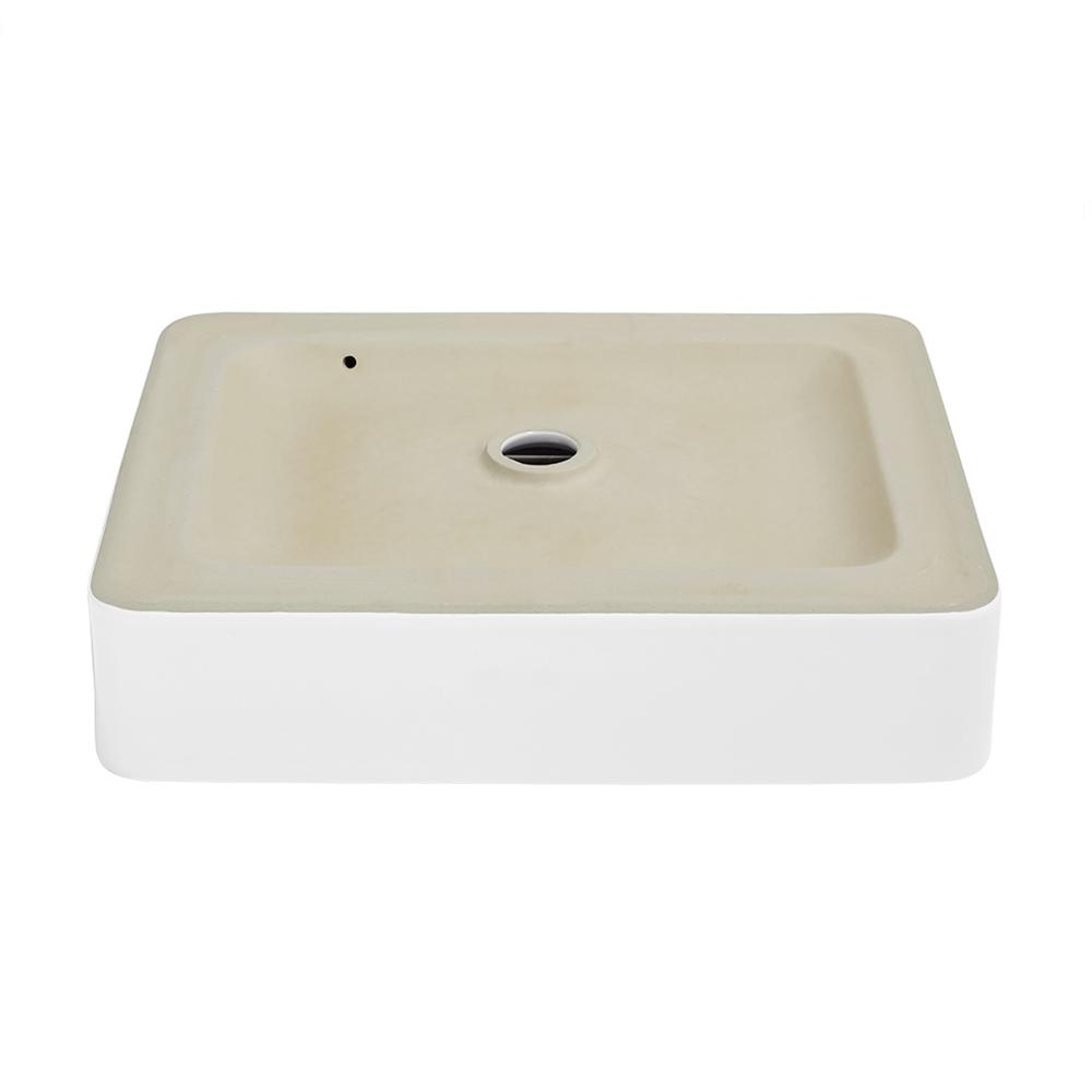 Concorde Rectangle Ceramic Vessel Sink. Picture 6