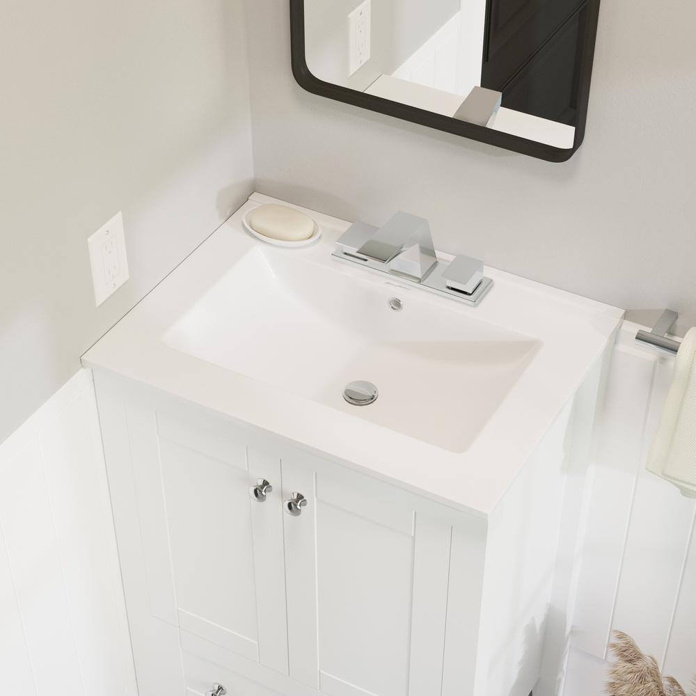 Ceramic Vanity Top 24 with Three Faucet Holes. Picture 17