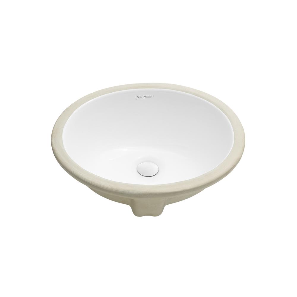 Plaisir 16.5 Oval Under-Mount Bathroom Sink. Picture 1