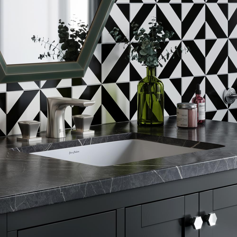 Plaisir 18.5 Rectangular Under-Mount Bathroom Sink. Picture 17