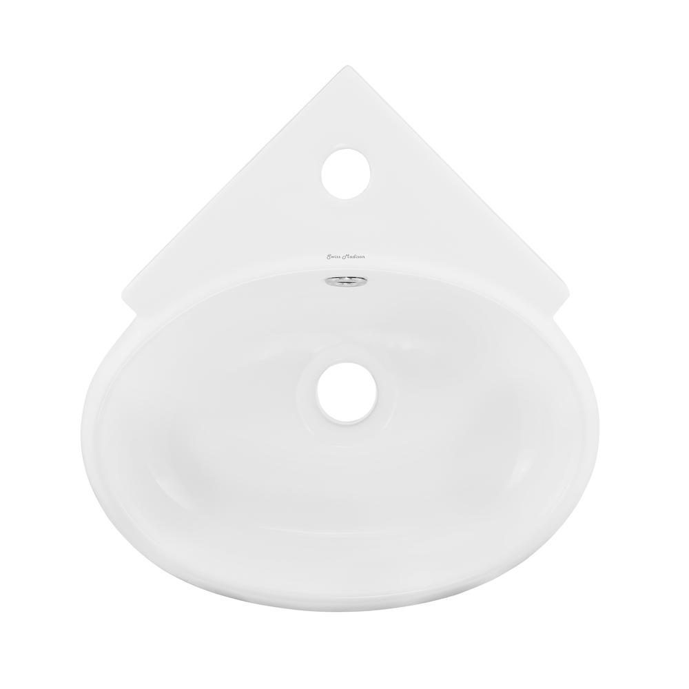 Plasir Corner Wall Hung Sink. Picture 4