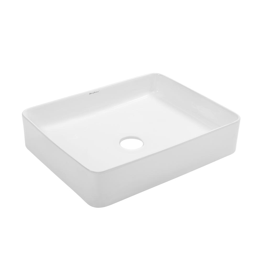 Concorde Rectangle Ceramic Vessel Sink. Picture 4