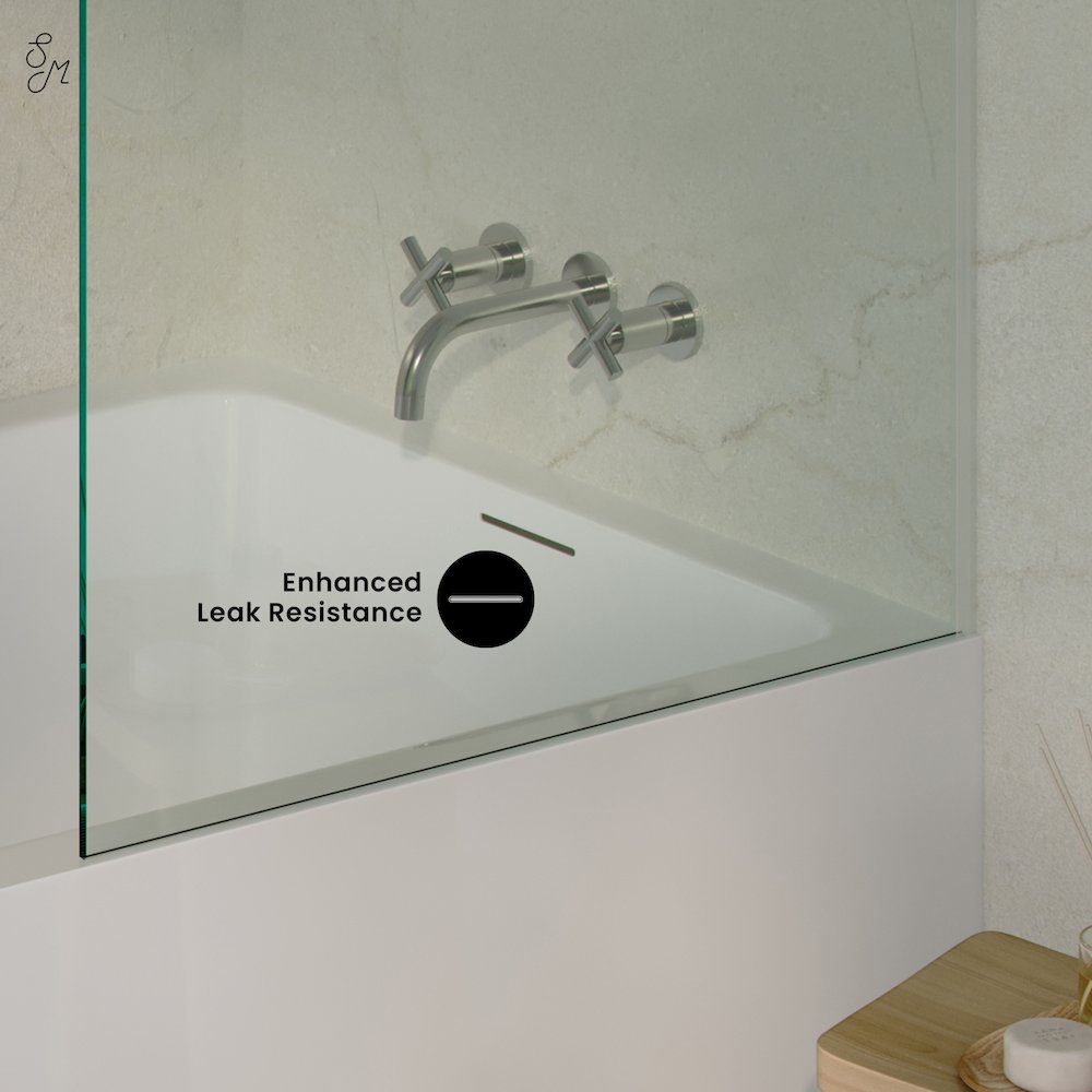 Skirted Right Drain Soaking Alcove Bathtub in Glossy White, Drain Included. Picture 3