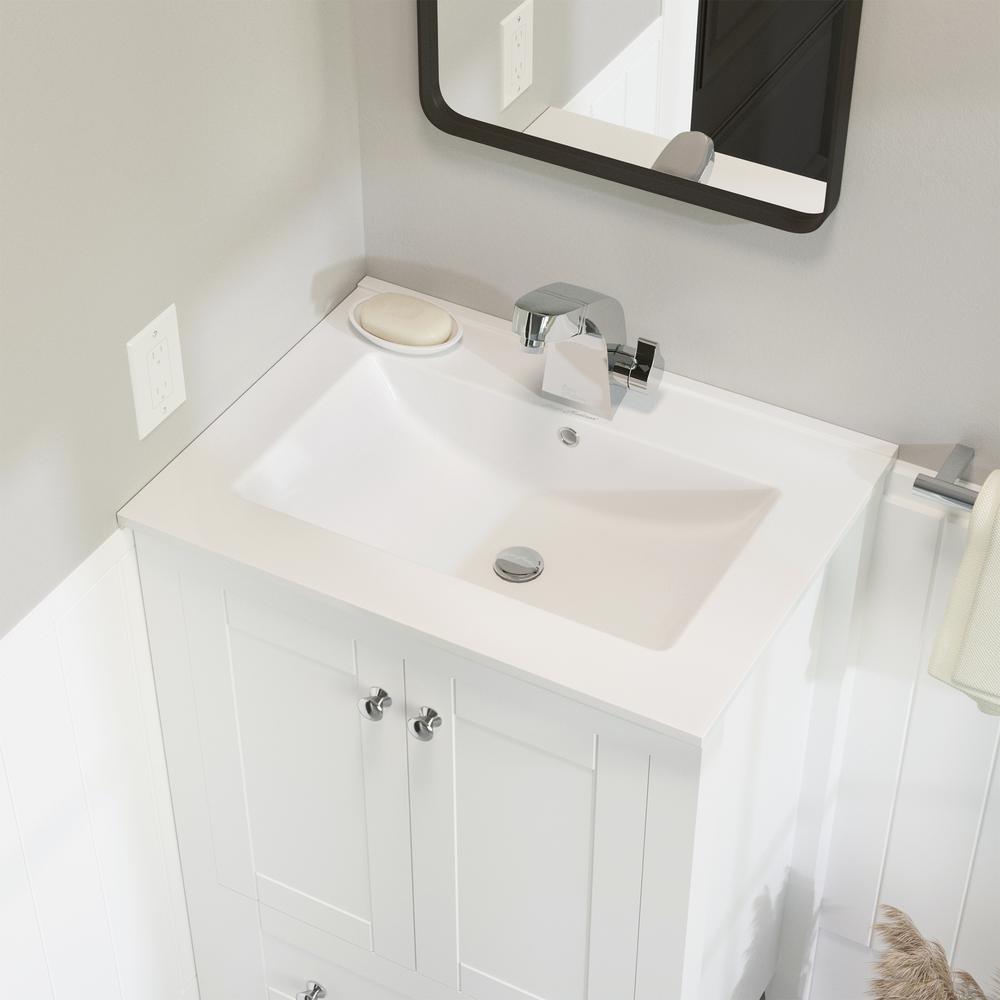 Ceramic Vanity Top 24 with Single Faucet Hole. Picture 17